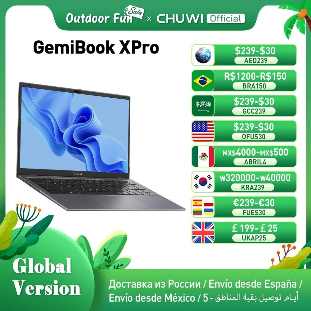 CHUWI GemiBook XPro UHD ũ Ʈ,  N100 Ʈ, 8GB RAM, 256GB SSD,  ھ μ,  11, , AX101 Ʈ, 14.1 ġ
